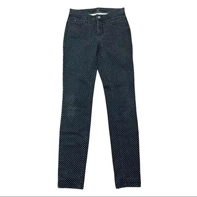 Dream Jeans By MAC Charcoal Gray Polka Dot Skinny Size 27 • £73.16