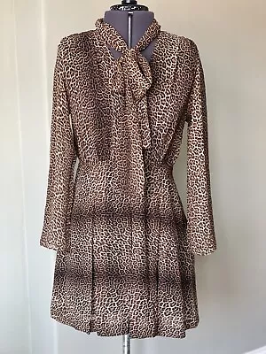 Leopard Print Zara Dress Size S • £10