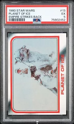 1980 Topps Star Wars Empire Strikes Back ESB #13 Planet Of Ice PSA 5 EX • $15