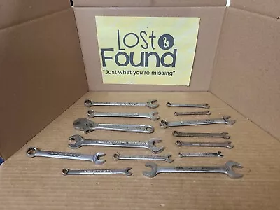 Vintage USED 14pc Lot Craftsman Wrenches Made In USA **SEE PICS** • $20