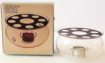 JENAer GLAS Jena Glass TEA WARMER With Tealight CANDLE Made In GERMANY • $50