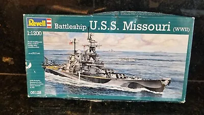 Revell Uss Missouri Battleship  1/1200 Scale Model Kit • $15