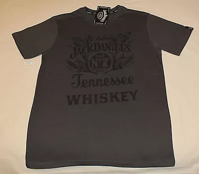 Jack Daniels Nostalgic Mens Graphite Printed Short Sleeve T Shirt Size M New • $19.99