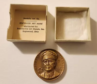 Medallic Art Co. Statehood Art Medal Arkansas Douglas Macarthur With Box Holder! • $19.99