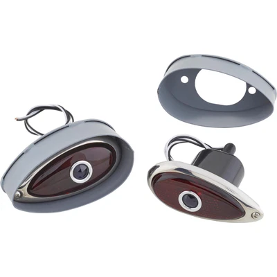 $76.49 • Buy 1938-1939 Ford Blue Dot Taillight Kit W/ Frenching Buckets