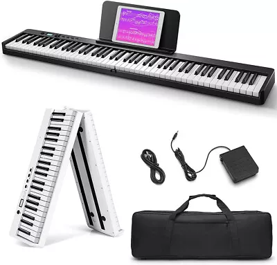 88/61 Key Electric Digital Piano Keyboard Weighted Key W/PedalPower SupplyBag • $119.99