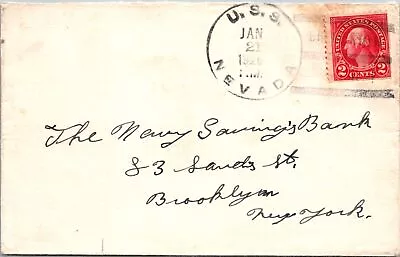 1.21.1926 - Bremerton Wash - USS Nevada - F39684 • $7.99