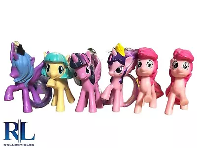 Hasbro My Little Pony MLP Brushable Tail Figure Toy Doll Lot Of 6 • $0.99