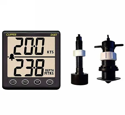 Nasa Clipper Duet Log / Echo Sounder IN One Device Depth Gauge With Transducer • £199.95