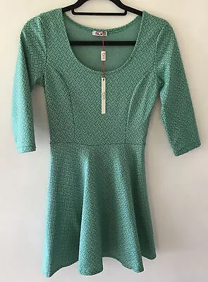 £7.95 • Buy BNWT Wal G Green Skater Dress M/L