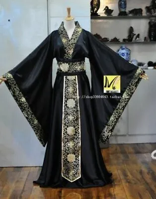 Men‘s Chinese Han Clothing Hanfu Emperor Prince Show Cosplay Suit Robe Costume • £25.90
