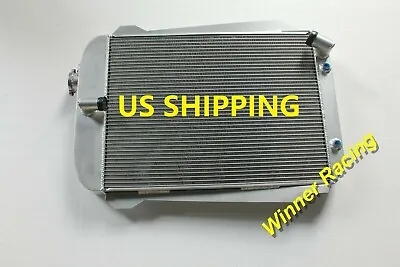 ALUMINUM RADIATOR For Chevy Hot/Street Rod 6 Cylinder L6 A/T 1939 39 56MM 700HP • $169