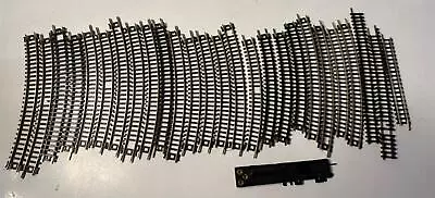 Lot Of 27 Vintage N Scale Model Train Track - Mostly Curve • $30