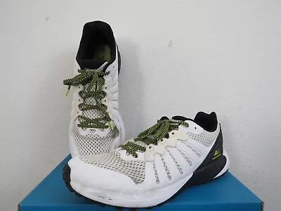 PREOWNED Mens 13 Columbia Montrail FKT Trail Running Shoes - White / Black U-1 • $39.96