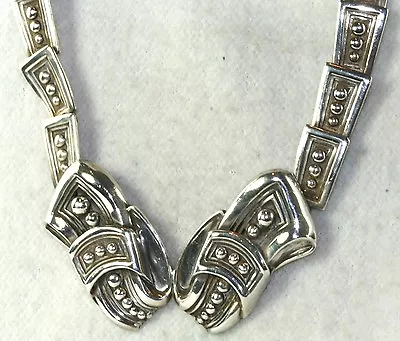 Vintage Original Margot De Taxco Sterling Silver Necklace • $850