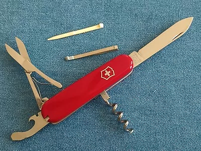 C1980-82 Vintage 84mm Victorinox GOLFER With New Scales But Corkscrew Issue READ • $99.69