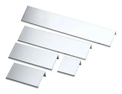 Silverline Chrome Plated Finger Edge Pulls Aluminum Cabinet Door Handle  • $5.56