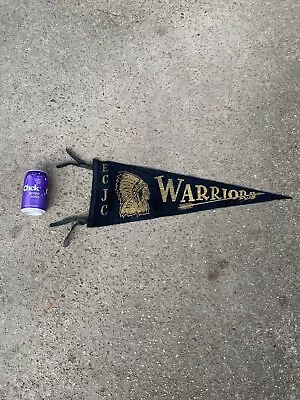 Vintage East Central Junior College Decatur Ms Warriors Big Felt Pennant Indian • $64.99