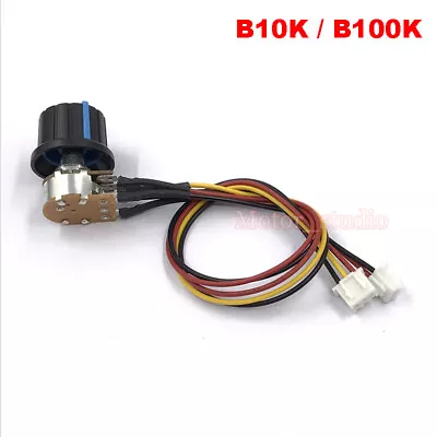 10K 100K OHM Linear Taper Rotary Potentiometer Pot Knob ON OFF Switch Portable • $2.25