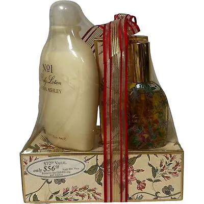 Laura Ashley No. 1 Gift Set 1985 Eau De Parfum Perfume Body Lotion Made France • $150