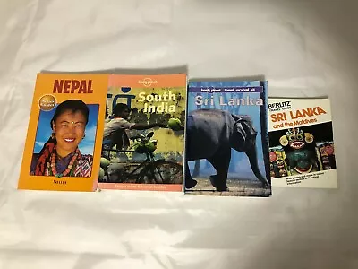 4x Travel Guides Nepal Lonely Planet Sri Lanka And The Maldives South India  • £9.99