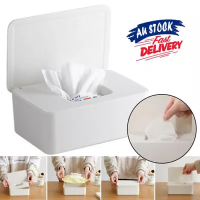 Wipes Dispenser Holder Sealed Tissue Storage Box Case Wet Baby Wipes Holder Case • $15.89