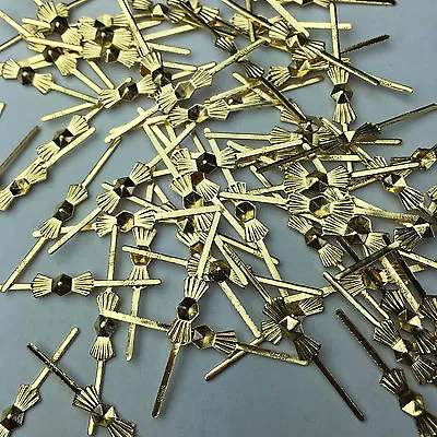 1000pcs/Lot 25mm Bead Connectors Chandelier Parts Metal Bow Tie Golden Pins • $16.50