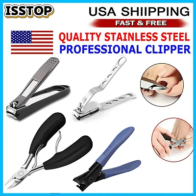 Extra Large Toe Nail Clippers For Thick Hard Nails Cutter Heavy Duty Stainless • $6.44