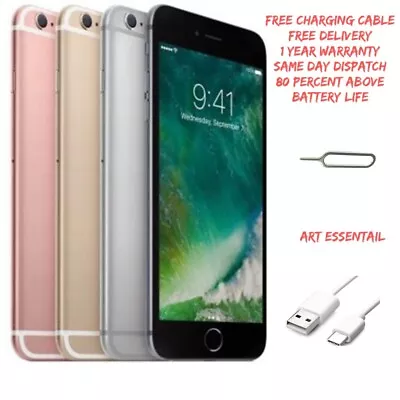 Apple IPhone 6 Unlocked 16GB 64GB 4G Grade A Various Color UK Stock • £47.99