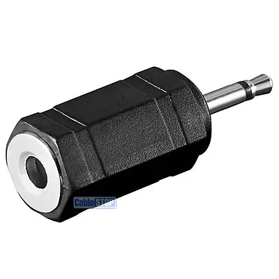 MONO 3.5mm Female Socket To 2.5mm Mini Jack Male Plug Adapter  • £2.65