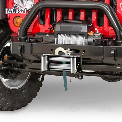 10  Heavy 4 Way Winch Roller Fairlead Cable Guide For Jeep Wrangler Gladiator • $42.99
