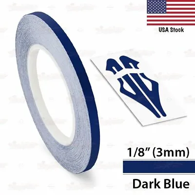 DARK BLUE Roll Vinyl Pinstriping Pin Stripe Car Motorcycle Tape Decal Stickers • $8.95