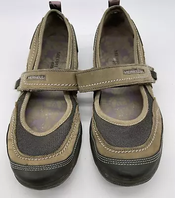 Merrell J68176 Mary Jane Sandal Shoes Women US 8 Mimosa Emme Dusty Olive • $24.99