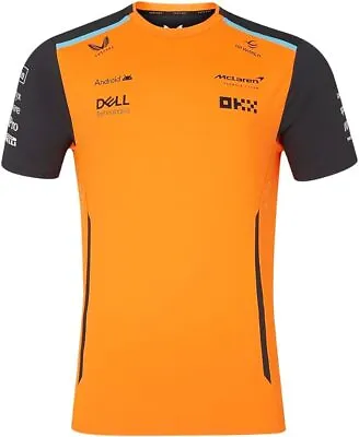 McLaren Team T Shirt F1 2024  Adults S-xx FREE Keyring Official Merchandise • £59