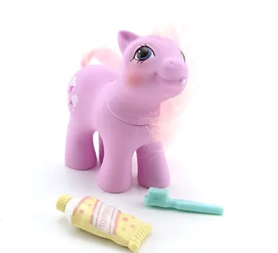 MLP My Little Pony G1 Baby Lickety Split Toothpaste Toothbrush 1987 • $20