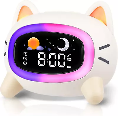 Qinghong Kids Alarm Clock Wake Up Light For Kids Toddlers Night Light Clock ... • $67.79