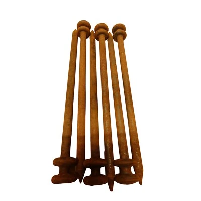 £35 • Buy Marquee Ground Stakes Pegs  Heavy Duty Steel Tent Gazebo 16  Long X 3/4   6 Pcs