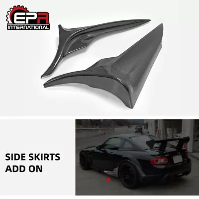 For Mazda MX5 Miata NC 2/3 Side Skirts Deflector Addon IKO Style Carbon Fiber • $982.80