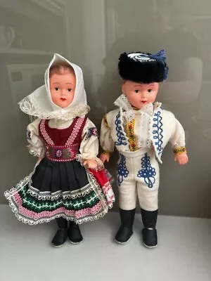 2 X Vintage Celluloid International Dolls - 33cm • $5