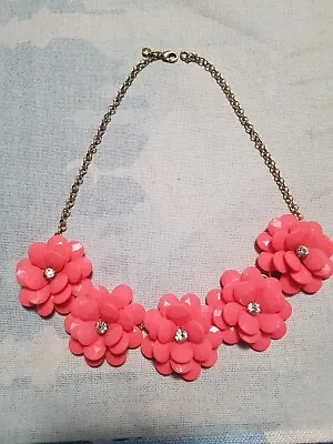 J Crew Bright Floral Necklace • $23