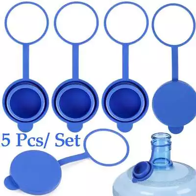 5Pcs Set Reusable 5 Gallon Water Jug Caps Leak Proof Bottle Lids (55mm) Bottles • $8.91