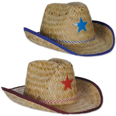 Western Child Cowboy Hat With Star & Chin Strap Farmers Hat (Style Is Random) • $6.49