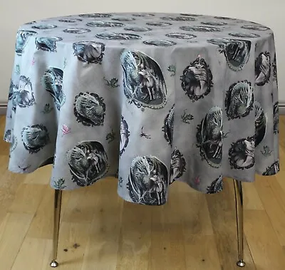 Lisa Parker 70  Round Tablecloth Protector Of Magic Unicorn Dragons Kitchen  • £27.99