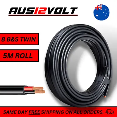 8 B&S Dual Core Cable (8AWG) - 5 Metres • $44.95