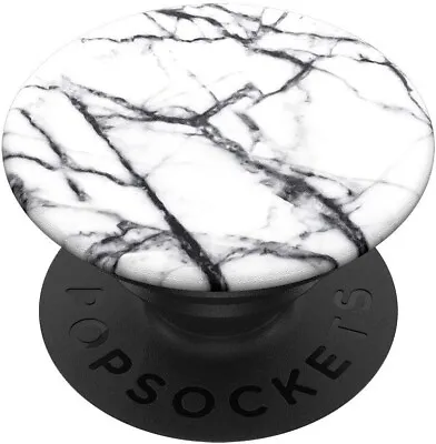 $14.95 • Buy PopSockets Swappable Expanding Stand And Grip For Smartphones And Tablets-Marble