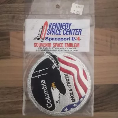 NASA STS-2 Kennedy Space Center Iron-on Patch - Official Vintage 1990's Florida • £15