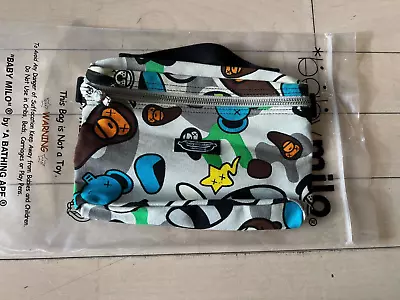 2005-2006 A Bathing Ape Baby Milo Store BAPE X KAWS Animal Kingdom Canvas Pouch • $199