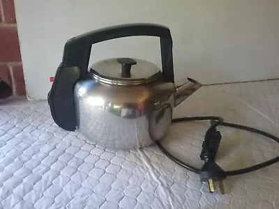 Vintage Electric Kettle Linda Stainless Steel Model  Vintage WITH CORD • $46.50