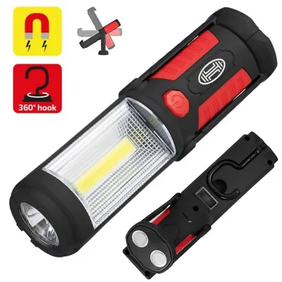 Led Lamp Torch USB Charged Camping Tent Garage Cordless Worklight 575100 • £19.99