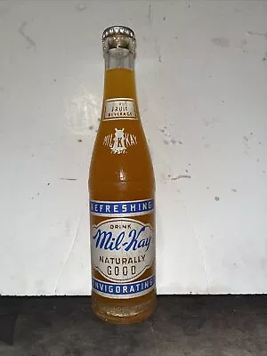 8 Oz. Mil-Kay Orange Soda Bottle Tuscaloosa ALA. • $11.99